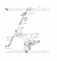 CH&Acirc;SSIS pour Kawasaki Z750 2010