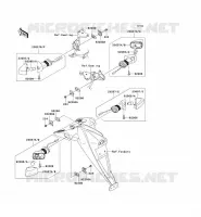 CLIGNOTANTS pour Kawasaki Z750 2010