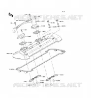 COUVRE CULASSE pour Kawasaki Z750 2010
