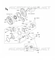 D&Eacute;MARREUR pour Kawasaki Z750 2010