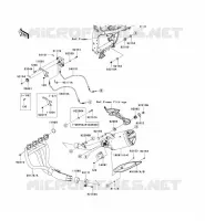 &Eacute;CHAPPEMENT pour Kawasaki Z750 2010