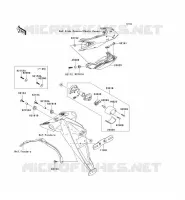FEUX ARRI&Egrave;RE(S) pour Kawasaki Z750 2010