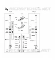 FOURCHE pour Kawasaki Z750 2010