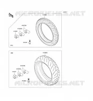 PNEUS pour Kawasaki Z750 2010