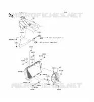RADIATEUR pour Kawasaki Z750 2010