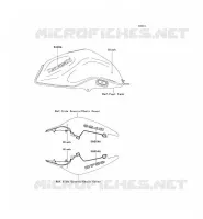 STICKER (NOIR) pour Kawasaki Z750 2010