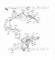 SUPPORT MOTEUR pour Kawasaki Z750 2010