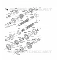 TRANSMISSION pour Kawasaki Z750 2010