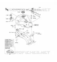 RESERVOIR CARBURANT pour Kawasaki Z750 2012