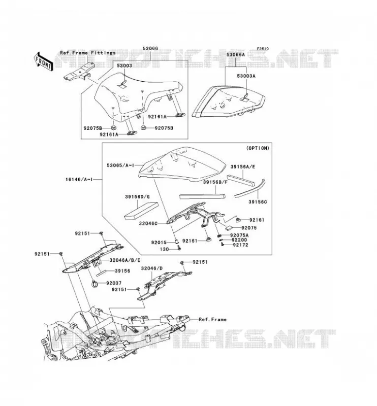 SELLE Kawasaki MOTOS 750 2009 Z750 ABS  ZR750M9F