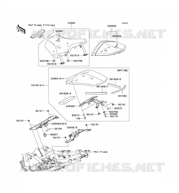 SELLE Kawasaki MOTOS 750 2009 Z750 ABS  ZR750M9F
