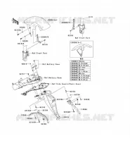 GARDE BOUE pour Kawasaki Z750 ABS 2010
