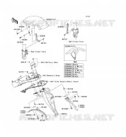 GARDE BOUE pour Kawasaki Z750 ABS 2011