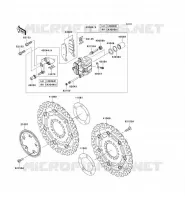 FREIN AVANT  750 kawasaki-moto 2012 Z750 ABS F_07