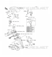 GARDE BOUE pour Kawasaki Z750 ABS 2012