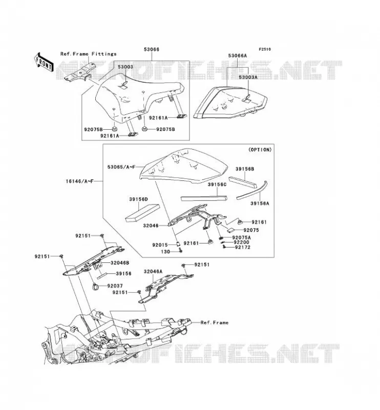SELLE Kawasaki MOTOS 750 2012 Z750 ABS  ZR750MCF