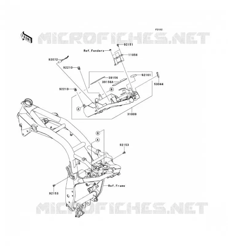 SUPPORT BATTERIE Kawasaki MOTOS 750 2012 Z750R ABS  ZR750PCF