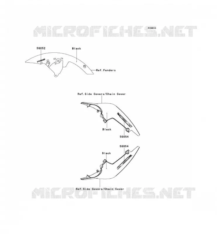 STICKER (NOIR) Kawasaki MOTOS 750 2012 Z750R ABS  ZR750PCF