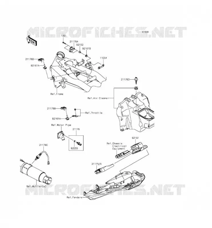 INJECTION CARBURANT Kawasaki MOTOS 800 2013 Z800  ZR800ADS