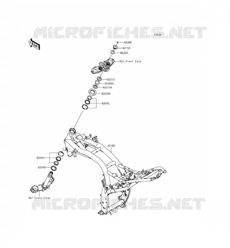 CH&Acirc;SSIS Kawasaki MOTOS 800 2013 Z800  ZR800ADS