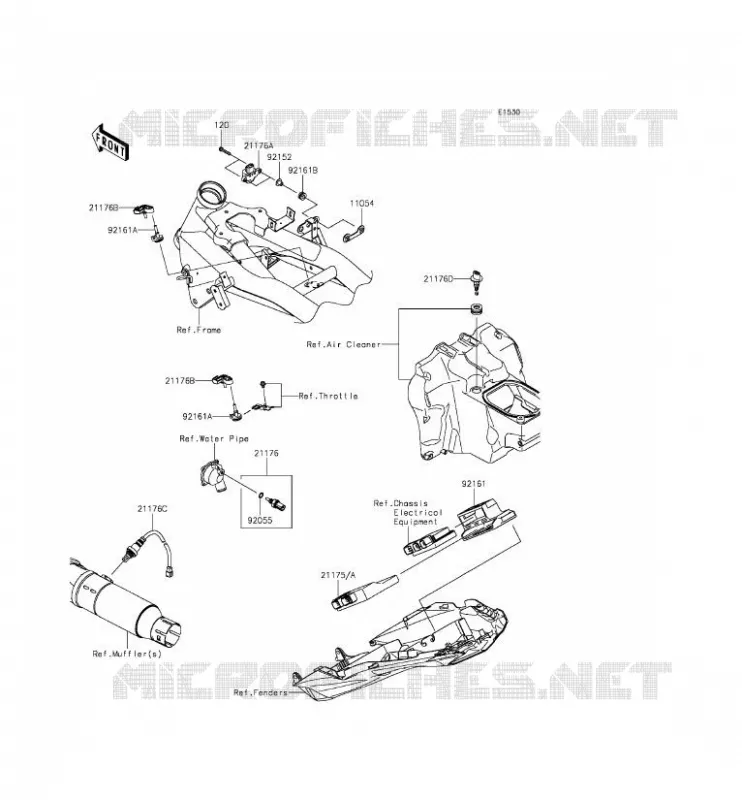 INJECTION CARBURANT Kawasaki MOTOS 800 2014 Z800  ZR800AEF