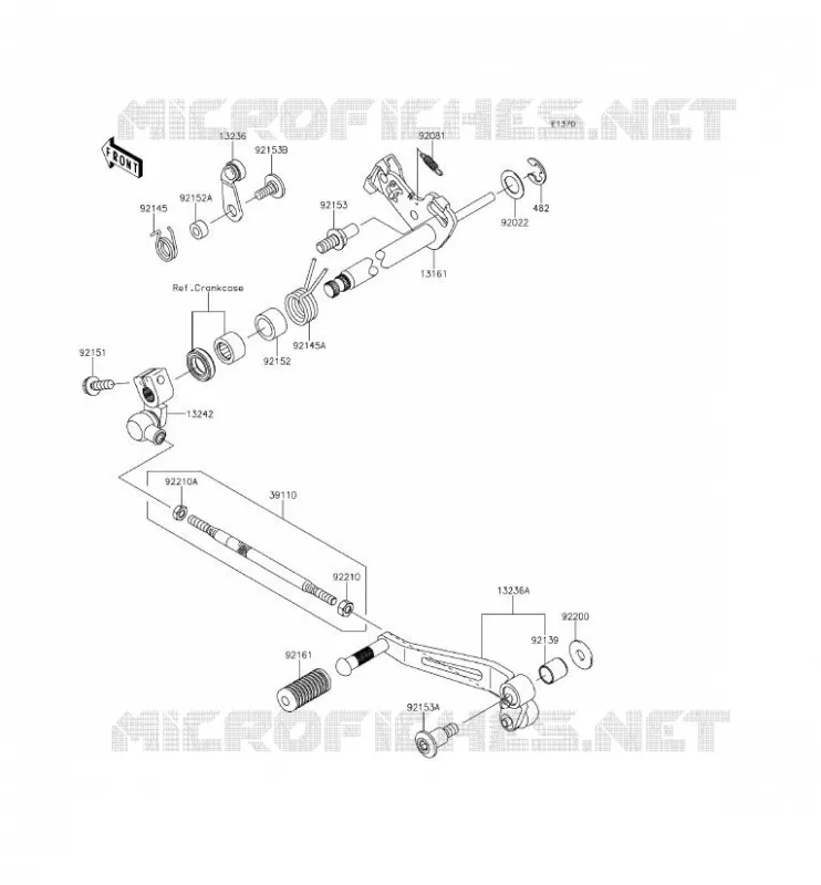 SELECTEUR Kawasaki MOTOS 800 2013 Z800 ABS  ZR800BDS