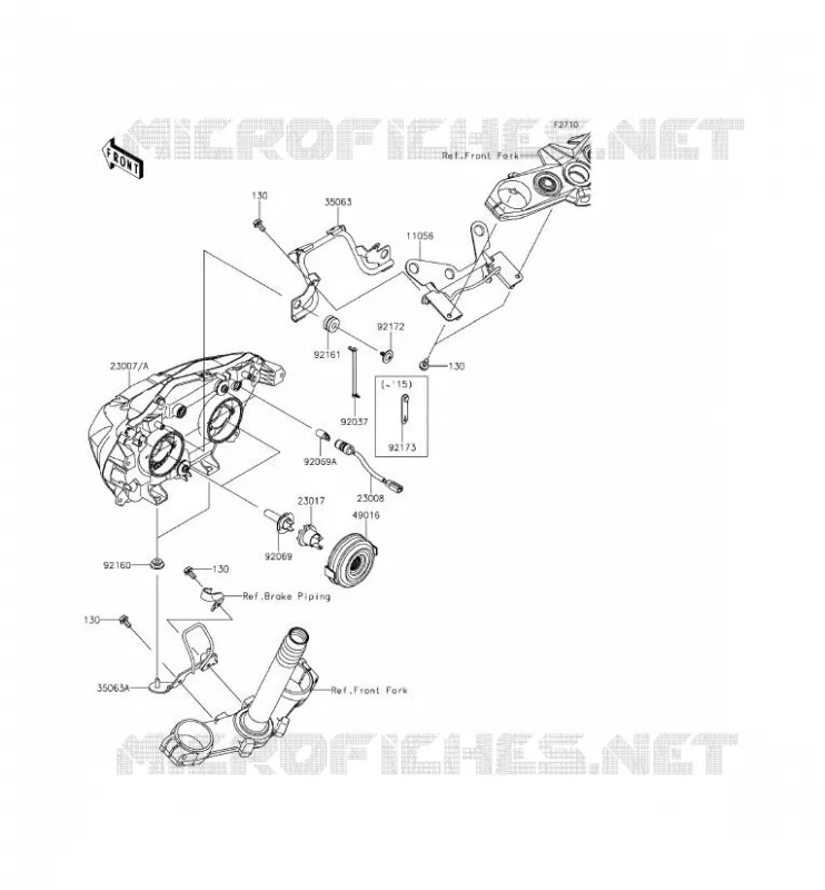OPTIQUE(S) Kawasaki MOTOS 800 2013 Z800 ABS  ZR800BDS