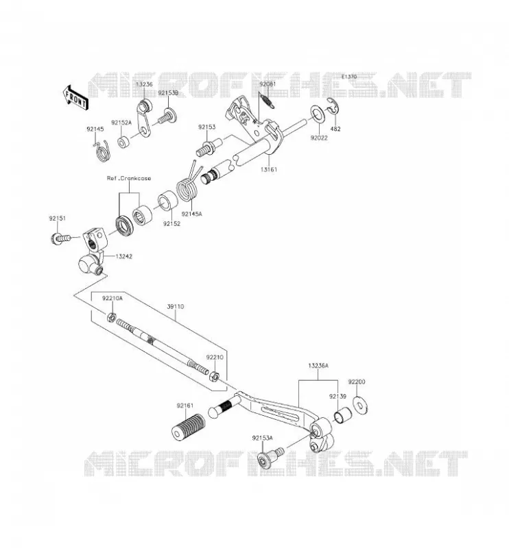 SELECTEUR Kawasaki MOTOS 800 2013 Z800 ABS  ZR800BDS