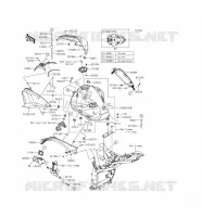 RESERVOIR CARBURANT pour Kawasaki Z800 ABS 2015