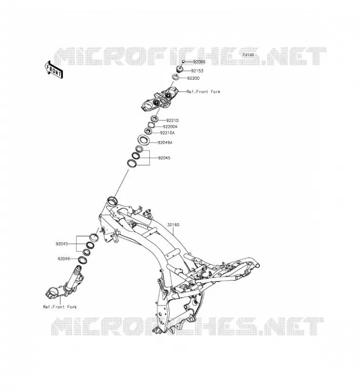 CH&Acirc;SSIS Kawasaki MOTOS 800 2013 Z800  ZR800CDS