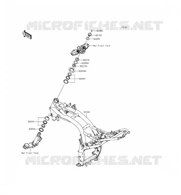 CH&Acirc;SSIS Kawasaki MOTOS 800 2014 Z800  ZR800CEF