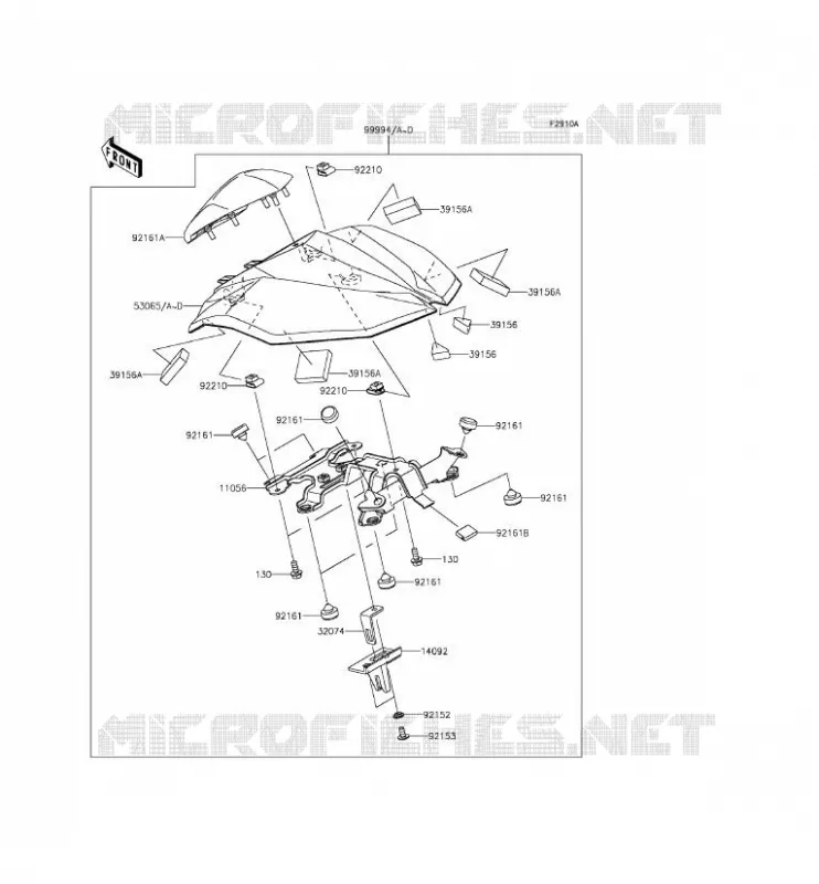 ACCESSOIRE (COUVRE SELLE) Kawasaki MOTOS 800 2015 Z800  ZR800CFF