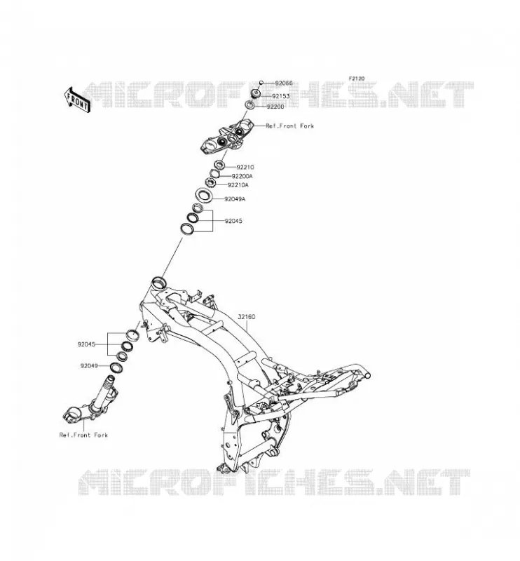 CH&Acirc;SSIS Kawasaki MOTOS 800 2013 Z800 ABS  ZR800DDS