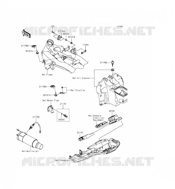 INJECTION CARBURANT Kawasaki MOTOS 800 2013 Z800 ABS  ZR800DDS