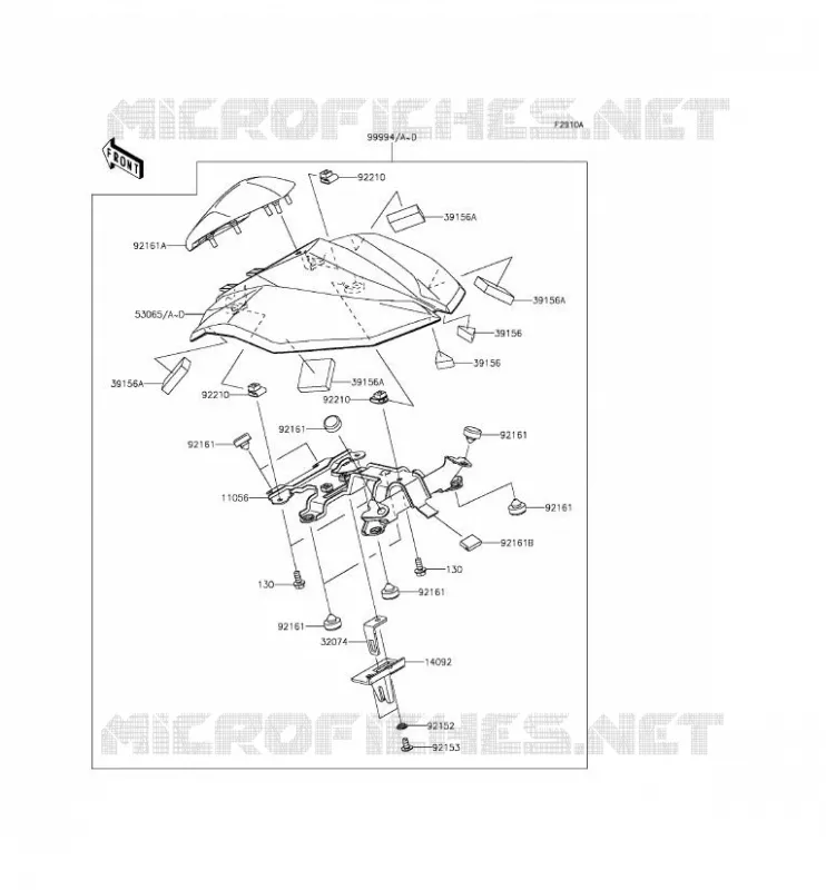 ACCESSOIRE (COUVRE SELLE) Kawasaki MOTOS 800 2015 Z800 ABS  ZR800DFF