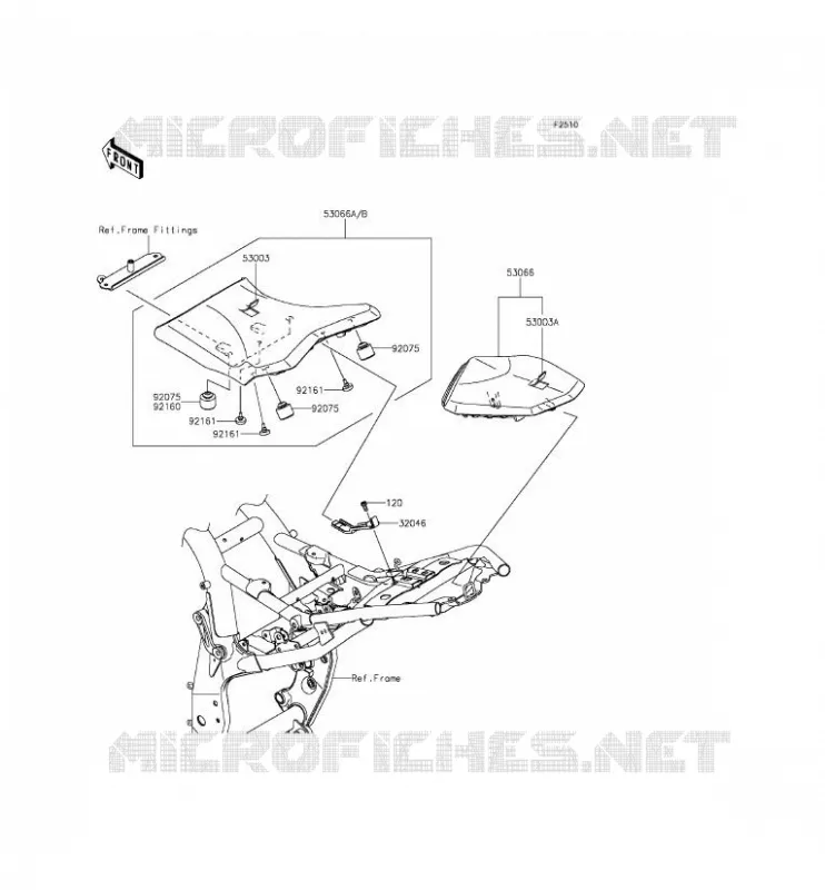 SELLE Kawasaki MOTOS 800 2015 Z800 ABS  ZR800DFF