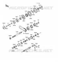 BALANCIER(ZXT00A 020487 ) pour Kawasaki GPZ1000RX 1988