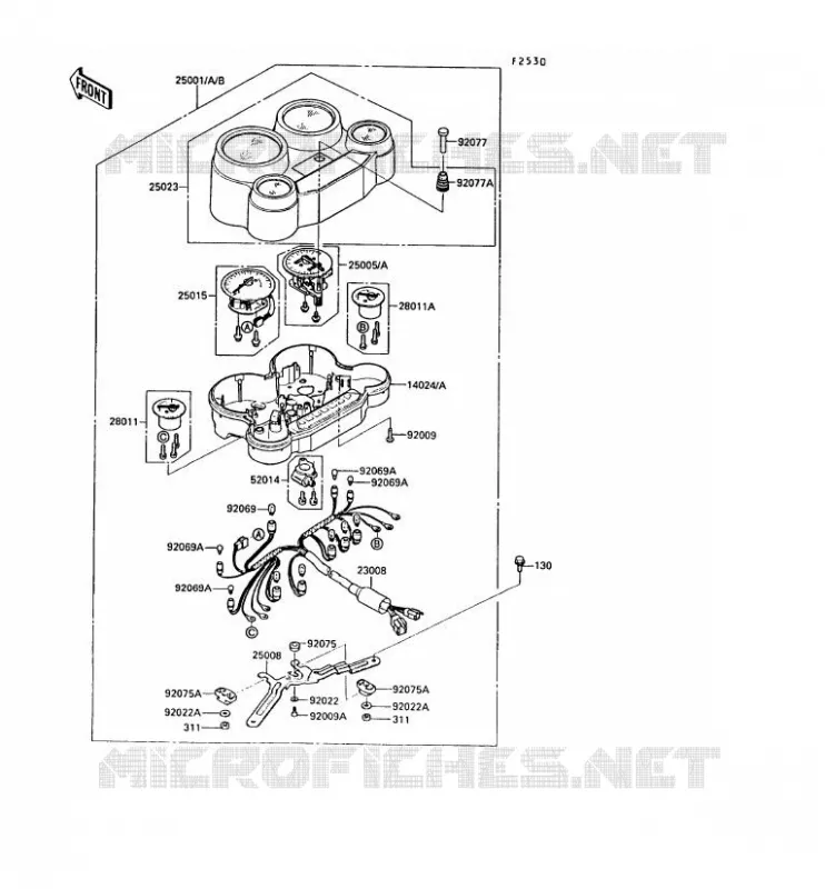 COMPTEURS Kawasaki MOTOS 1000 1989 ZX-10  ZX1000-B2