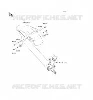 GARDE BOUE AVANT pour Kawasaki NINJA ZX-10R 2008