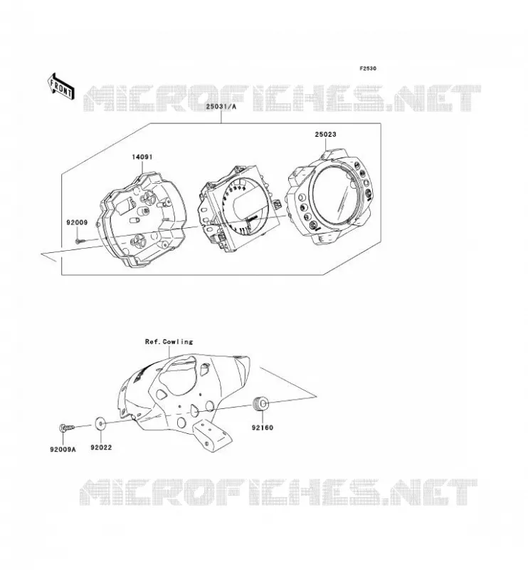 COMPTEURS Kawasaki MOTOS 1000 2009 NINJA ZX-10R  ZX1000E9F