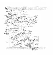 CARENAGE(SUPERIEUR) pour Kawasaki Z1000SX 2011