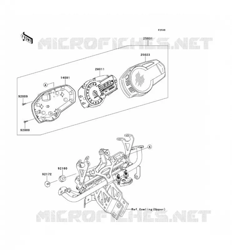 COMPTEURS Kawasaki MOTOS 1000 2011 Z1000SX  ZX1000GBF