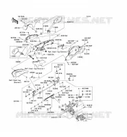 CARENAGE(SUPERIEUR) pour Kawasaki Z1000SX 2011