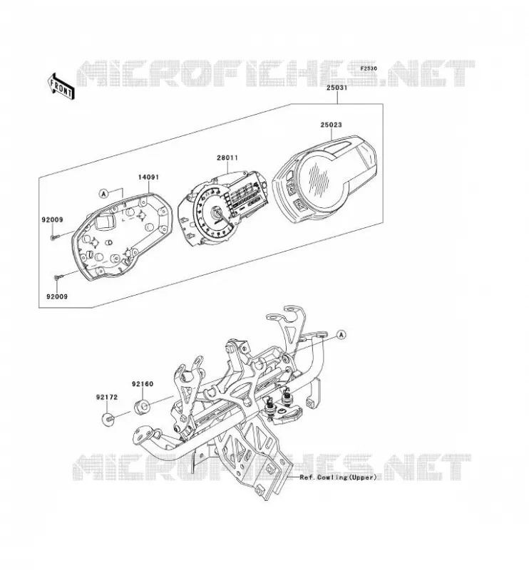 COMPTEURS Kawasaki MOTOS 1000 2012 Z1000SX ABS  ZX1000HCF