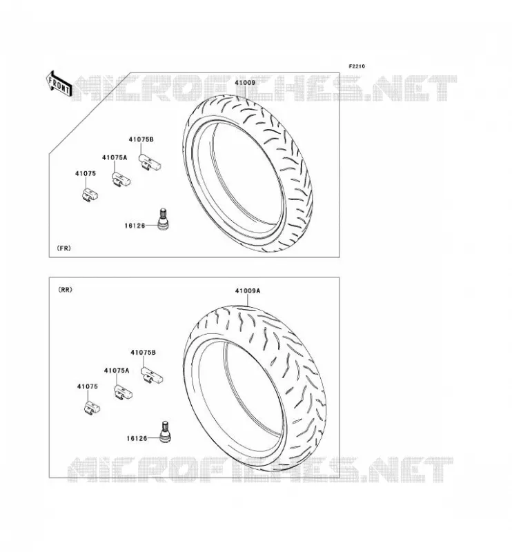 PNEUS Kawasaki MOTOS 1000 2013 Z1000SX ABS  ZX1000HDF