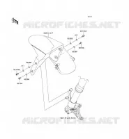 GARDE BOUE AVANT pour Kawasaki NINJA ZX-10R 2011