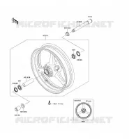 MOYEU AVANT pour Kawasaki NINJA ZX-10R 2011