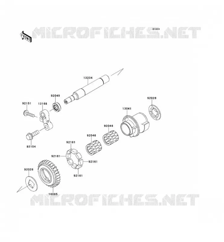 BALANCIER Kawasaki MOTOS 1000 2012 NINJA ZX-10R  ZX1000JCF