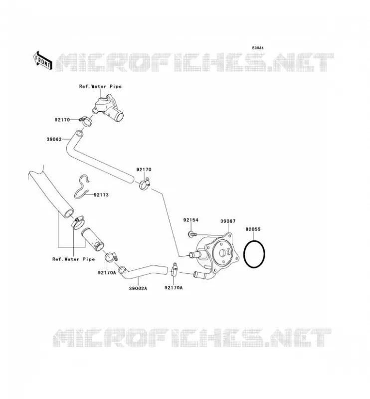 RADIATEUR D'HUILE Kawasaki MOTOS 1000 2013 NINJA ZX-10R  ZX1000JDF