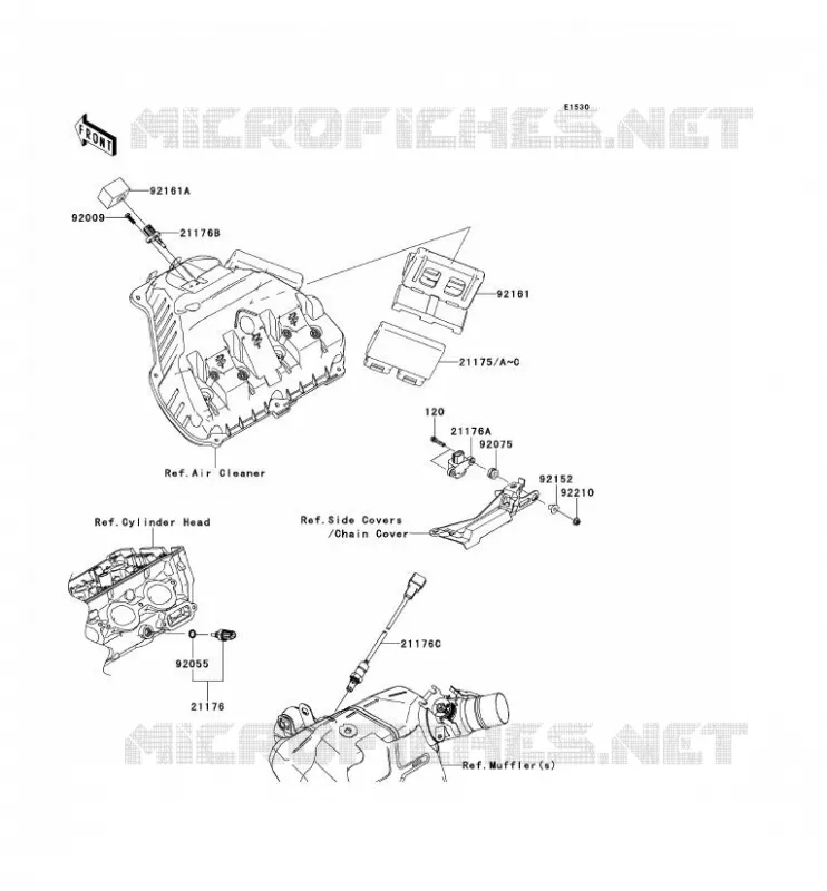 INJECTION CARBURANT Kawasaki MOTOS 1000 2011 NINJA ZX-10R ABS  ZX1000KBF